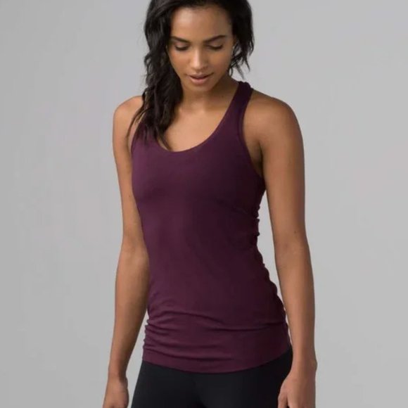lululemon athletica Tops - lululemon athletica Deep Plum Racerback Tank Top